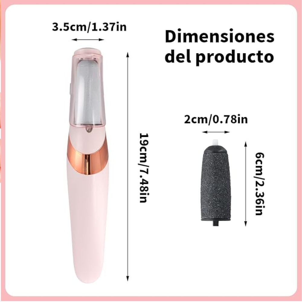 Lima Electrica Exfoliante Callos Pies