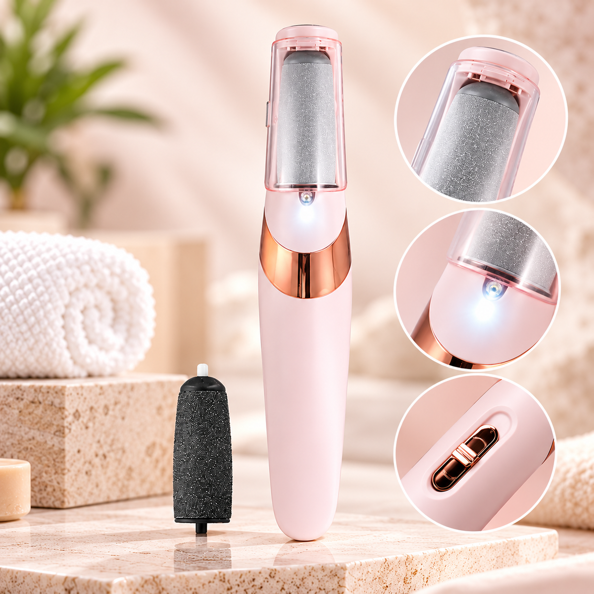 Lima Electrica Exfoliante Callos Pies